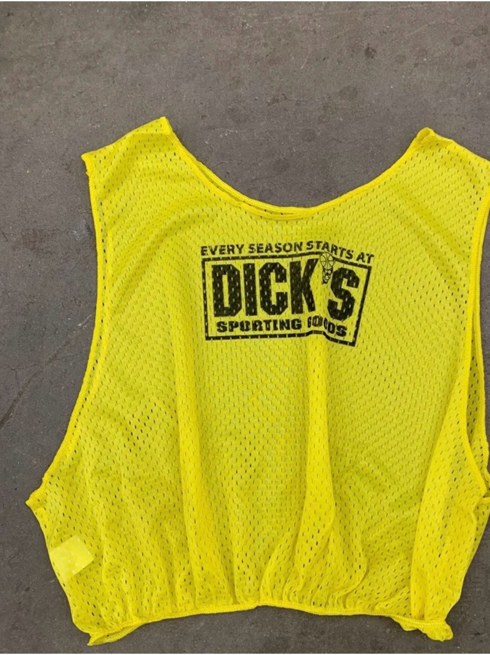 Yellow Mesh Training Jersey